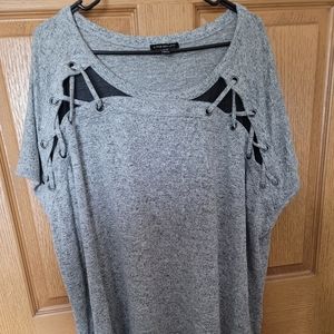 Gray shirt